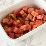 トマトのスパイスオイルマリネ（作りおき）